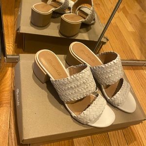 Madewell Kiera Mule Sandal woven leather